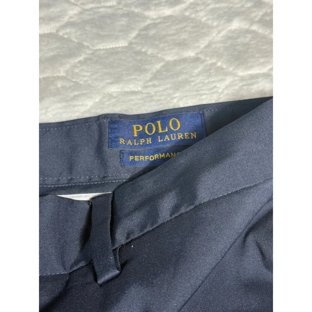 Polo Ralph Lauren Performance Golf Pants Mens 40/32 Navy Blue Travel Trousers